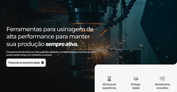 M Mill Ferramentas. 20 anos de reputação industrial que não existiam no Google.