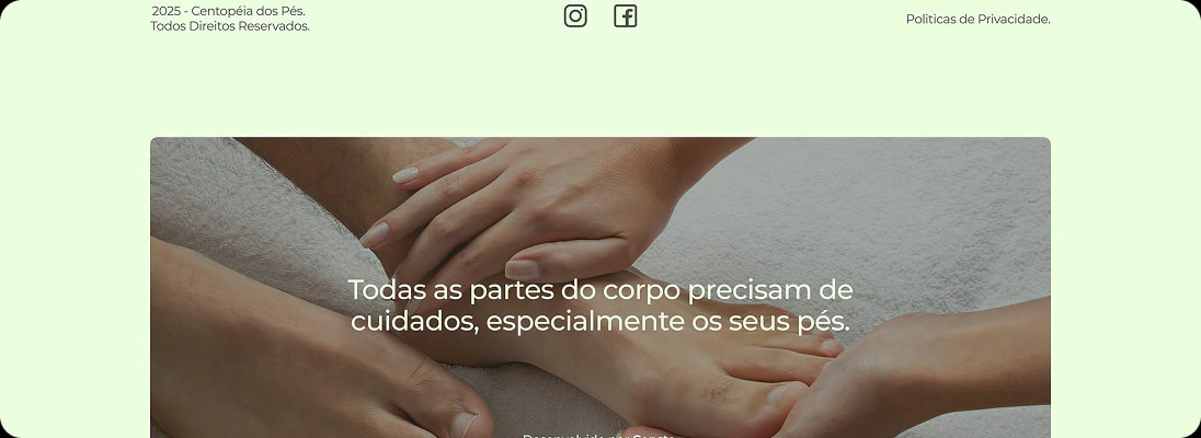 Centopeia dos Pés - Rodapé